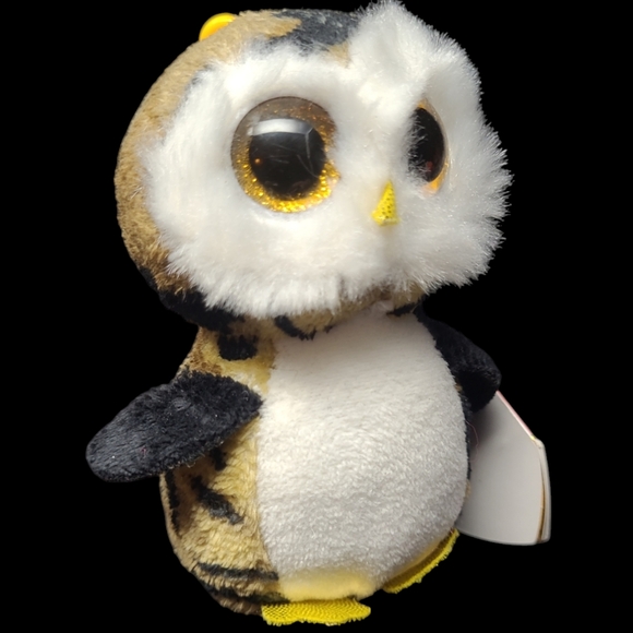 2014 Ty THE BEANIE BOO'S COLLECTION "OWLIVER" THE OWL KEYCLIP - Picture 2 of 9